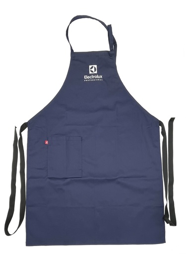 [EEELP014] Förkläde Segers blå med vit logo broderad